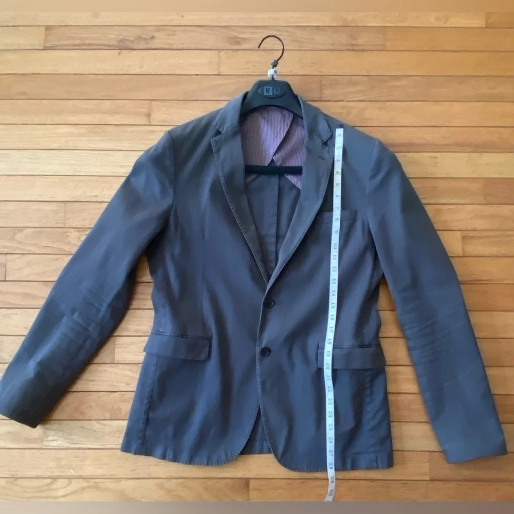 Brooks Brothers Red Fleece Gray Cotton Jacket 42L